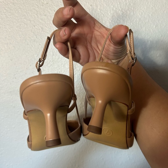 a new day Camel Pointed Toe Slingback Heels - Picture 7 of 7